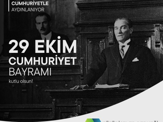 Dernek başkanımız Dr. Hale Cide Demir’den 29 Ekim Cumhuriyet Bayramı kutlama mesajı.